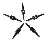 COLLBATH 5 Pièces Guide de Tuyau de Frein de Vélo Guide de Câble de Dérailleur de Vélo Connecteur de Durite Hydraulique en Alliage D'aluminium Noir Compatibilité et Câble de Frein VTT