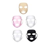 COLLBATH 5 Pièces masque en silicone film de masque couvre-s antidérapants couvre-visage face mask couverture de de beauté femme housse de réutilisable Gel de silice