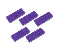 COLLBATH 5 pièces Pierre pour Outil Ergonomique pour Exfoliation Douce Élimination des Callosités et Peau Morte pour Soins des Secs et Abîmés et Facile à Utiliser Couleur Violette