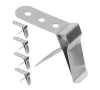 COLLBATH 5 pièces Support Thermomètre Pince Acier Inoxydable Résistant Clip Portable pour Lecture Température Café Thé Aliments Lot de Accessoires pour Bbq et Cuisine