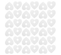 COLLBATH 50 Pièces 50 Étiquettes Marqueurs de Cœur pour Verre à Vin Blanc, Papier Inscriptible 2,7 X 2,6 Pouces, Identification Boissons pour Fêtes, Mariage, Saint-Valentin, Anniversaire