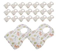 COLLBATH 50 Pièces Bavoir bébé bavoir bebe bavoirs de sevrage bébé bavoirs personnes âgées bavoirs baveux fournitures alimentaires pour tout-petits bavoirs bébé pour garçon tissu non tissé