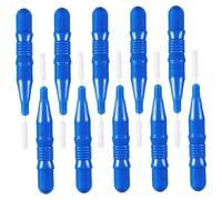 COLLBATH 50 Pièces Brossette interdentaire Brosse de nettoyage brossettes interdentaires bleues Brosse des nettoyeurs de dents outil oral Picks dent Plastique