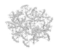 COLLBATH 50 Pièces Charms Diy pour Création de Pendentifs Uniques pour Événements et Ateliers de Accessoires Inspirés de Films