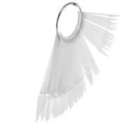 COLLBATH 50 pièces Présentoir Ongles Nuancier Éventail Transparent pour Pratique et Affichage de Couleurs Vernis Gel UV Gel Semi-durci