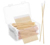 COLLBATH 500 pièces Cotton Swabs With Precision Pointed Tips For Ear Cleaning Makeup Application Nail Care And Electronics Cleaning Gentle And Cotton Sticks For Sensitive Skin