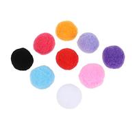 COLLBATH 50pièces Pompons Peluche De Balles Fluffy Multicolores pour Bricolage Créatif Et Décorations Assortiment