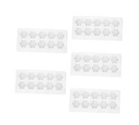 COLLBATH 5pièces Plateau Œufs Mousse Perle Support Antichoc Pour Stockage Et Transport Oeufs De Caille Sans Boîte Papier