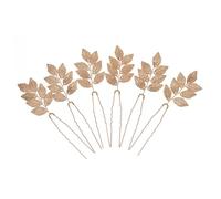 COLLBATH 6 Pcs Accessoires pour Cheveux de Feuille et U Élégants et Sécurisés Faciles à Insérer sans Abîmer Cheveux lors de Mariages Fêtes ou Voyages de Noces