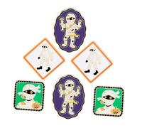 COLLBATH 6 Pièces Broches Halloween Cartoon Mummy Métal Badge Animal Pin Kawaii pour Accessoire Costume Spécial Fête Décoration Cute et Originale
