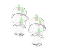 COLLBATH 6 Pièces Chinese Massage Cups Vacuum Cupping Set U-shaped And C-shaped Joint Cups For Muscle Relaxation And Body Toning