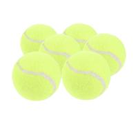 COLLBATH 6 Pièces de Tennis pour Animaux de Compagnie pratiquer Les balles de Tennis Boules de Jouets pour Chiens balles d'entraînement de Tennis Caoutchouc Light Green