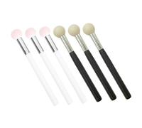 COLLBATH 6 pièces Lot de Éponges Maquillage Forme de Pinceau Texture Souple et Haute Densité Outils Pratiques pour Fond de Teint et Correcteur Poignée Ergonomique pour Femmes