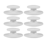 COLLBATH 6 Poignées De Couvercle Pour Cuiseur À Riz Bouton Supérieur De Couvercle Résistant À La Chaleur Blanche