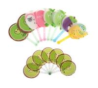 COLLBATH 8 Pièces Éventails Pliables à Motif Fruit Été Ventilateurs Portables Plastique et Décoratif pour Femmes et