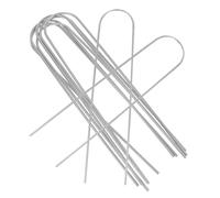 COLLBATH 8 pièces Piques de Jardin U Lot de Piquets Sol Résistants pour Fixation Toile Paysagère et Filet Extérieur