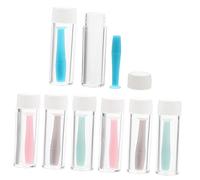 COLLBATH 8pièces Applicateur De Lentilles De Contact Portable Bâtonnets Pour Lentilles De Voyage Dissolvant Réutilisable