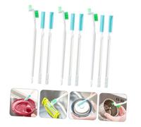 COLLBATH 9 pièces Set de Brosses de Nettoyage pour Biberons et Sucettes Manches Longs Incurvés Résistantes et Pratiques pour Cuisine et Salle de Bain