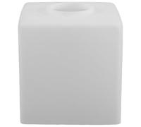 COLLBATH Abat-jour Carré en Verre Transparent 100x100 Mm, Abat-jour de Remplacement pour Plafonniers et Lampes de Table, Décoration D’abat-jour Adaptée pour Salon, Chambre et Salle à