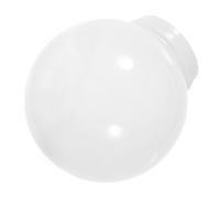 COLLBATH Abat Jour Sphérique Acrylique Laitonné Protection Étanche pour Lampadaire Extérieur Remplacement Globe Moderne pour Lampe de Jardin et Mur de Clôture