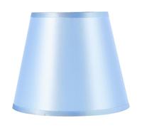 COLLBATH Abat-jour Tissu Bleu pour Lampe de Table Couvre-abat-jour de Remplacement Simple et Élégant Fer et Tissu Facile à Installer pour Salon Chambre et Hôtel