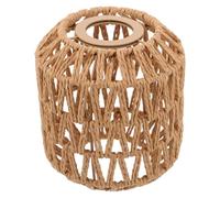 COLLBATH Abat-jour Tressé Main Corde de Papier Suspension Vintage pour Lampe de Salle à Manger Diffuseur de Lumière Naturel pour Café et Restaurant Installation Facile