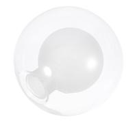 COLLBATH Abat Jour Verre Transparent pour Plafonnier Globe Ronde Verre pour Lampe Suspendue de Diamètre Pratique et Élégant Remplacement Facile pour Salon Cuisine et Chambre