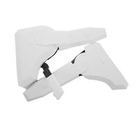 COLLBATH Accessoire de Réglage Multi-Angles en Métal Blanc pour Chaise de Bureau, 2 Pièces, Régulateur D'inclinaison pour Fauteuil Pivotant, Compatible Accoudoirs, Ajustement