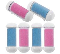 COLLBATH Accessoires de soin des pieds 6pcs, rouleaux de remplacement pour pédicure électrique, plastique robuste, contrôle précis de la surface, usage domestique