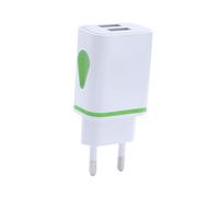 COLLBATH Adaptateur de Chargeur Mural de Goutte d'eau avec Double Port USB LED pour Smartphones, Matériau Abs, Charge Simultanée, pour Balcon Cuisine