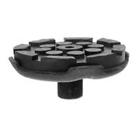 COLLBATH Adaptateur de Cric Hydraulique Tonnes avec Patin Antidérapant Acier Accessoire Stable pour Levage Horizontal