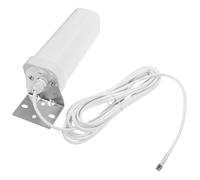COLLBATH Antenne Omnidirectionnelle Extérieure 3G 4G Amplificateur de Signal Installation Facile Antenne en Aluminium Compatible Routeurs Signal Amélioré Couleur Blanche