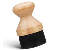 COLLBATH Applicateur de Cire et Huile pour Planches à Découper en Bois Manche en Bambou Naturel Brosse en Mousse Douce Taille 5X5X85 CM Outil d'entretien la Cuisine pour Blocs de