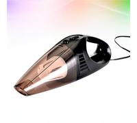 COLLBATH Aspirateur à Main 12v 100w Noir pour Voiture, Puissant et Léger | ABS et PP, Réservoir Transparent, Moins de 70 , Embouts Brosse et Suceur pour Liquides et Miettes