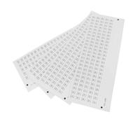 COLLBATH Autocollants Numérotés en Pvc 4 Feuilles pour Vernis à Ongles Impression Haute Définition, Étiquettes pour Organisation en Salons de Manucure et Collections Personnelles