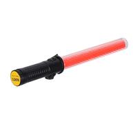 COLLBATH Baguette Lumineuse LED 39 Cm Rouge pour Routière Crochet Suspendable, Balise Portative pour Contrôle de Circulation, Sécurité Nocturne et Événements en Extérieur