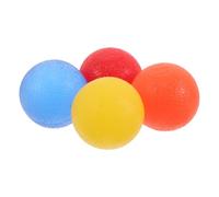 COLLBATH Balles de Rééducation des Doigts Main en Gel Tpr 4pcs pour Adultes et Seniors, Renforcement du Poignet et Amélioration Préhension, Exercices Quotidiens en Extérieur