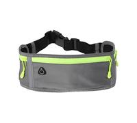COLLBATH Banane Ultra-Fin pour Sports De Plein Air Pochette Étanche pour Téléphone Portable 3 Poches Compatible avec 6s pour Entraînement Voyage École Gris