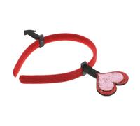 COLLBATH Bandeau Cupidon pour femme Costume de cœurs rouges pour accessoires photo de fête de mariage