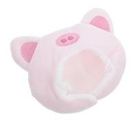 COLLBATH Bandeau De en Coton Kit De Crochet pour Débutants Yeux De Sécurité pour Peluches Paille pour L'artisanat Mini Chapeaux pour L'artisanat Fil à Crocheter Rose Chiffon