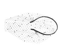 COLLBATH Bandeau En Voile De Maille Bandeau De Fête De Célibataire Coiffe Des Années 1920 Pour Femmes Mariage De Mariée Tea Party Fascinator Voile Pour Femmes