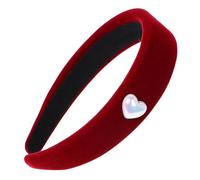 COLLBATH Bandeau Velours Padded Pour Femmes Accessoire De Mode Rétro Élastique Non-glissant Parfait Pour Maquillage Sorties Couleur