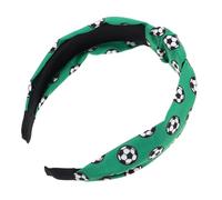 COLLBATH Bandeaux De Football Pour Femmes Bandeau Large Imprimé Football Accessoire Élégant Pour Les Jours De