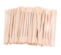 COLLBATH Bâtonnets de Cire pour Épilation 600 Pièces 200 X 88 MM Tête Plate 200 X 114 MM Tête Fine Applicateurs en Bois Multifonctionnels pour Visage Corps Zones Délicates