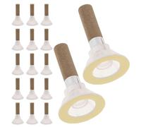 COLLBATH Bâtonnets de Moxa pour Moxibustion Maison 100 Pcs 10x37 Mm Bâton de Moxibustion Naturel Fait Main avec Base en Colle Blanche pour Acupuncture, Massage aux Herbes et