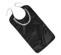 COLLBATH Bavoir pour Adultes Imperméable et Lavable 86 X 46 CM Protection Vêtements pour Personnes Âgées Tissu Anti-Éclaboussures à Séchage Rapide Bavoir Unisexe pour Repas à Domicile