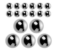 COLLBATH Billes de Mélange en Acier 20 Pièces 5 Mm pour Peinture Vernis à Ongles Pigments Loisirs Créatifs