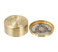 COLLBATH Boîte de Moxibustion en Cuivre Épais Portable sans Fumée Brûleur de Bâtonnets de Moxa Outil de Soin Corporel Traditionnel pour Adultes et Seniors Usage Maison et Voyage