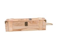 COLLBATH Boîte De Présentation De Vin Bois pour Bouteille Coffret Emballage Élégant Et Robuste pour Offrir Ou Transporter Le Vin