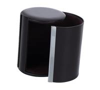 COLLBATH Boîte de Rangement pour Cravate Étui Cylindrique Fermeture Magnétique pour Voyage Accessoire Élégant pour Hommes Affaires et Occasions